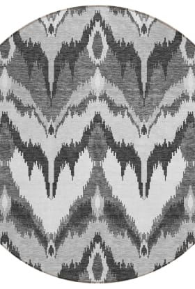 Addison Rugs Chantille Gray 8'0" x 8'0" Round