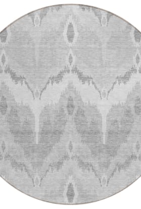 Addison Rugs Chantille Silver 8'0" x 8'0" Round