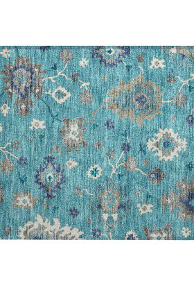 Addison Rugs Chantille Teal 1'8" x 2'6"