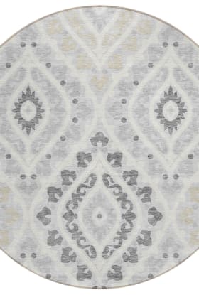 Addison Rugs Chantille Silver 8'0" x 8'0" Round