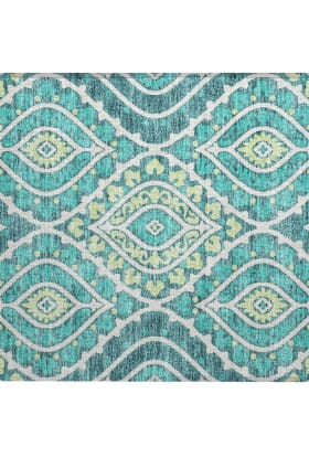 Addison Rugs Chantille Teal 1'8" x 2'6"