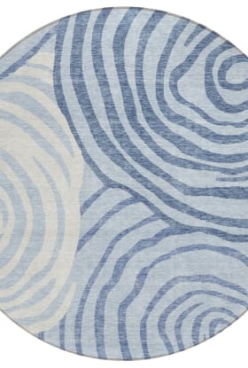 Addison Rugs Chantille Sky 8'0" x 8'0" Round