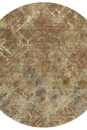 Addison Rugs Chantille Brown 8'0" x 8'0" Round