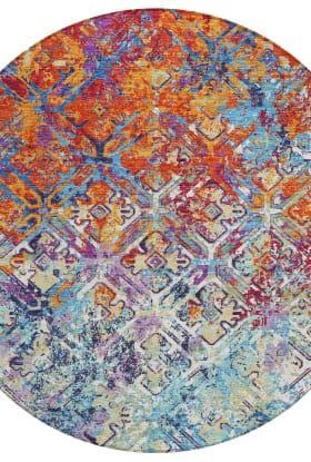 Addison Rugs Chantille Copper 8'0" x 8'0" Round