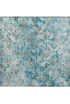 Addison Rugs Chantille Teal 1'8" x 2'6"