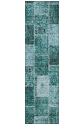 Addison Rugs Chantille Teal 2'3" x 7'6" Runner