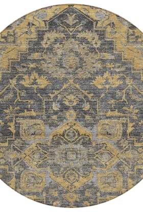 Addison Rugs Chantille Gray 8'0" x 8'0" Round