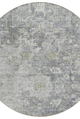 Addison Rugs Chantille Gray 8'0" x 8'0" Round