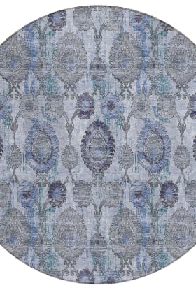 Addison Rugs Chantille Blue 8'0" x 8'0" Round