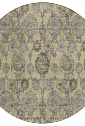 Addison Rugs Chantille Gold 8'0" x 8'0" Round