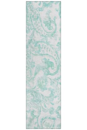 Addison Rugs Chantille Turquoise 2'3" x 7'6" Runner