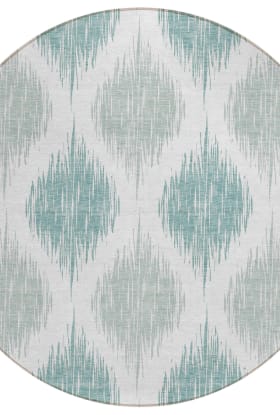 Addison Rugs Chantille Aqua 8'0" x 8'0" Round