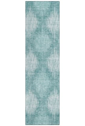 Addison Rugs Chantille Teal 2'3" x 7'6" Runner