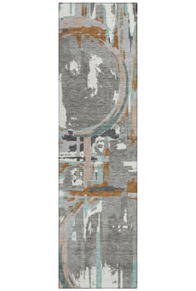 Addison Rugs Chantille Gray 2'3" x 7'6" Runner