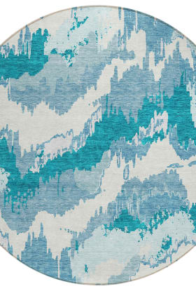 Addison Rugs Chantille Teal 8'0" x 8'0" Round