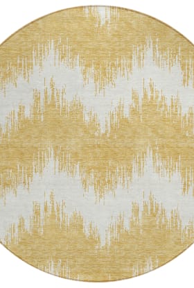 Addison Rugs Chantille Gold 8'0" x 8'0" Round