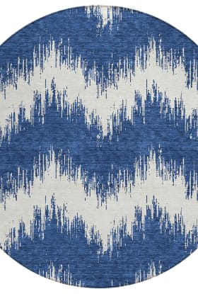 Addison Rugs Chantille Navy 8'0" x 8'0" Round