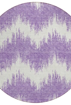 Addison Rugs Chantille Purple 8'0" x 8'0" Round