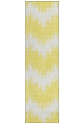 Addison Rugs Chantille Yellow 2'3" x 7'6" Runner