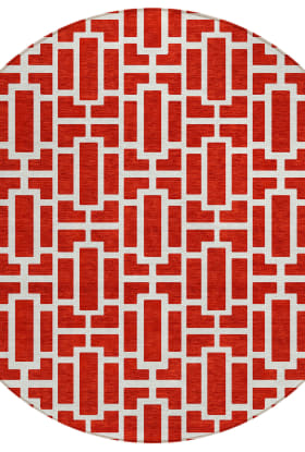 Addison Rugs Chantille Red 8'0" x 8'0" Round