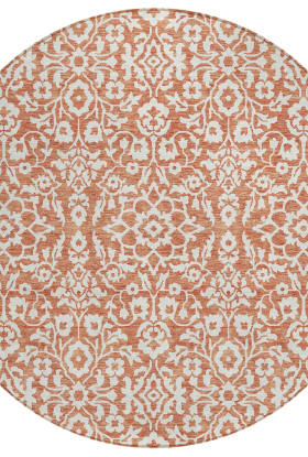 Addison Rugs Chantille Coral 8'0" x 8'0" Round