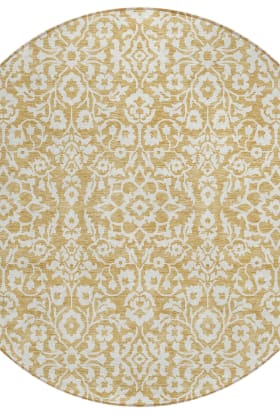 Addison Rugs Chantille Gold 8'0" x 8'0" Round