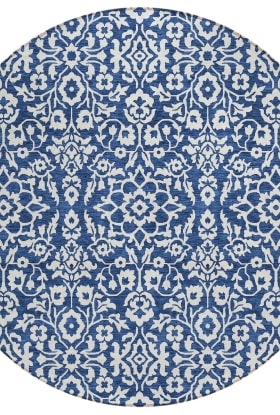 Addison Rugs Chantille Navy 8'0" x 8'0" Round