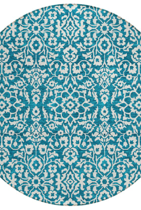 Addison Rugs Chantille Teal 8'0" x 8'0" Round