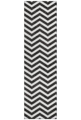 Addison Rugs Chantille Black 2'3" x 7'6" Runner
