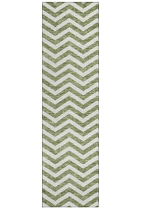 Addison Rugs Chantille Green 2'3" x 7'6" Runner