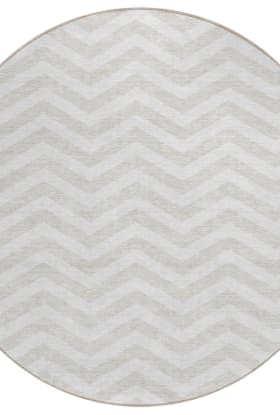 Addison Rugs Chantille Ivory 8'0" x 8'0" Round