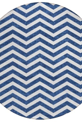 Addison Rugs Chantille Navy 8'0" x 8'0" Round