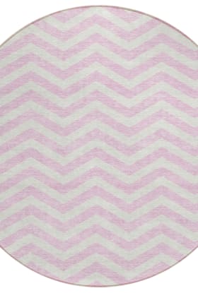 Addison Rugs Chantille Pink 8'0" x 8'0" Round