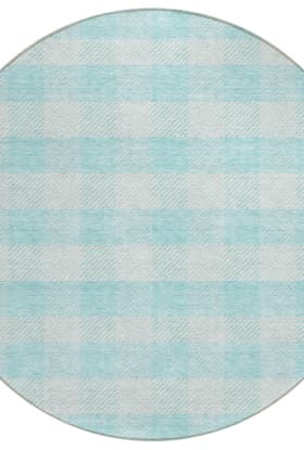 Addison Rugs Chantille Aqua 8'0" x 8'0" Round