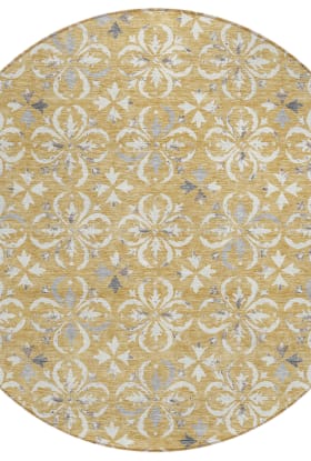 Addison Rugs Chantille Gold 8'0" x 8'0" Round