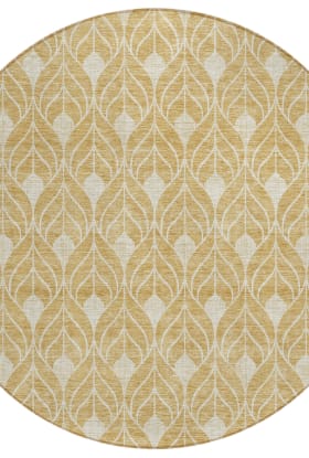 Addison Rugs Chantille Gold 8'0" x 8'0" Round