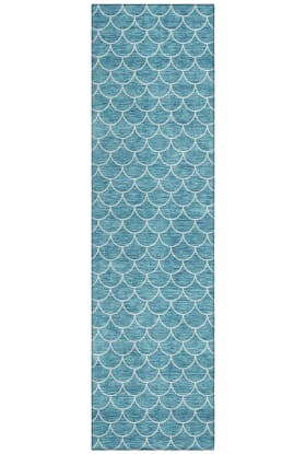 Addison Rugs Chantille Teal 2'3" x 7'6" Runner