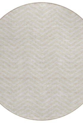 Addison Rugs Chantille Beige 8'0" x 8'0" Round