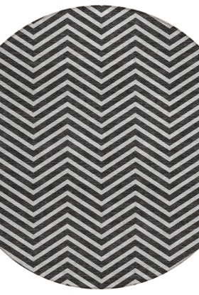 Addison Rugs Chantille Black 8'0" x 8'0" Round