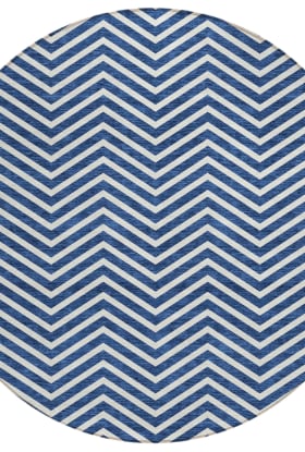 Addison Rugs Chantille Blue 8'0" x 8'0" Round