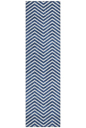 Addison Rugs Chantille Blue 2'3" x 7'6" Runner