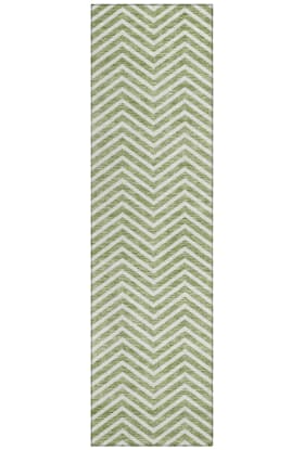 Addison Rugs Chantille Green 2'3" x 7'6" Runner