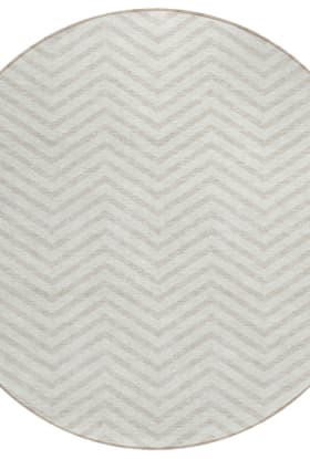Addison Rugs Chantille Ivory 8'0" x 8'0" Round