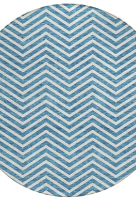 Addison Rugs Chantille Teal 8'0" x 8'0" Round