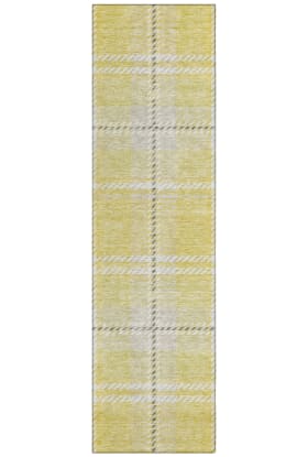 Addison Rugs Chantille Yellow 2'3" x 7'6" Runner