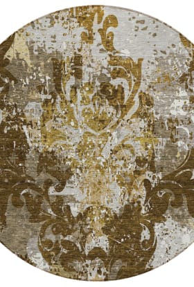 Addison Rugs Chantille Brown 8'0" x 8'0" Round
