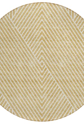 Addison Rugs Chantille Gold 8'0" x 8'0" Round