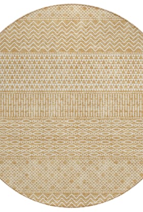 Addison Rugs Chantille Gold 8'0" x 8'0" Round