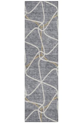 Addison Rugs Chantille Gray 2'3" x 7'6" Runner
