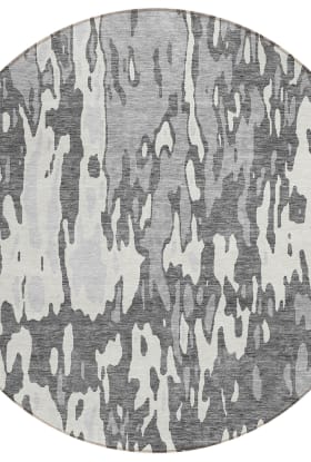 Addison Rugs Chantille Gray 8'0" x 8'0" Round